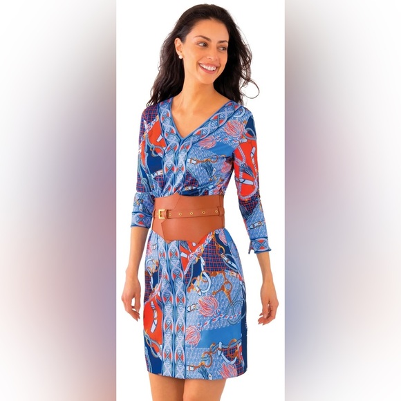Gretchen Scott Jersey Bordertown Dress - Ditto in Amari Size XL - Picture 2 of 10